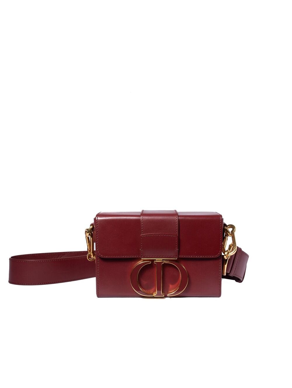 Christian Dior Montaine Box Bag Burgundy